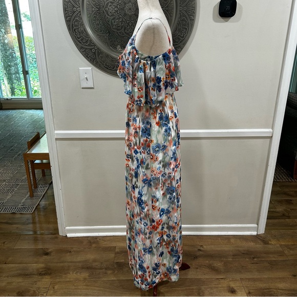 TANYA TAYLOR Lorena floral cold - shoulder maxi dress - Size 2 - Picture 8 of 13